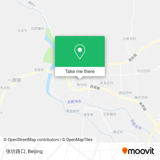 张坊路口 map