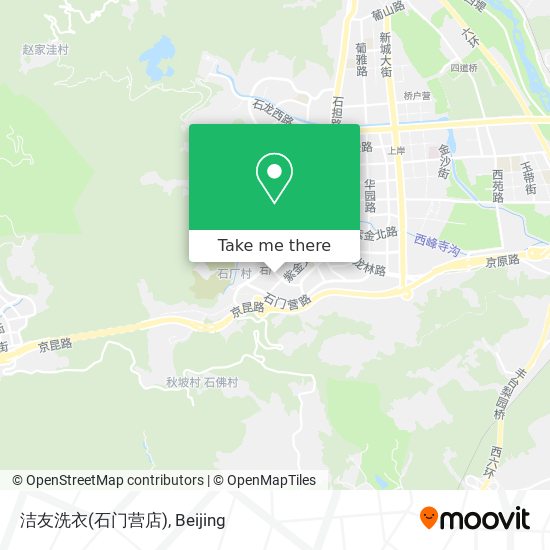 洁友洗衣(石门营店) map