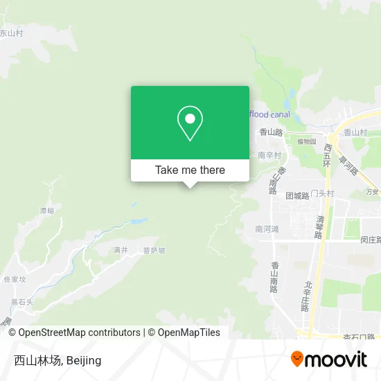 西山林场 map