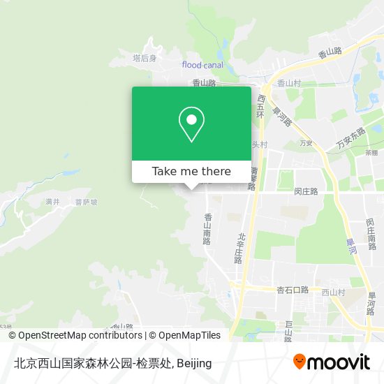 北京西山国家森林公园-检票处 map