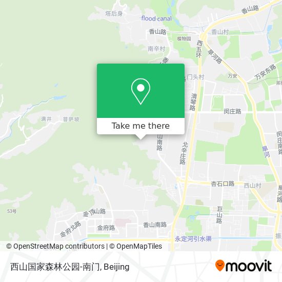 西山国家森林公园-南门 map
