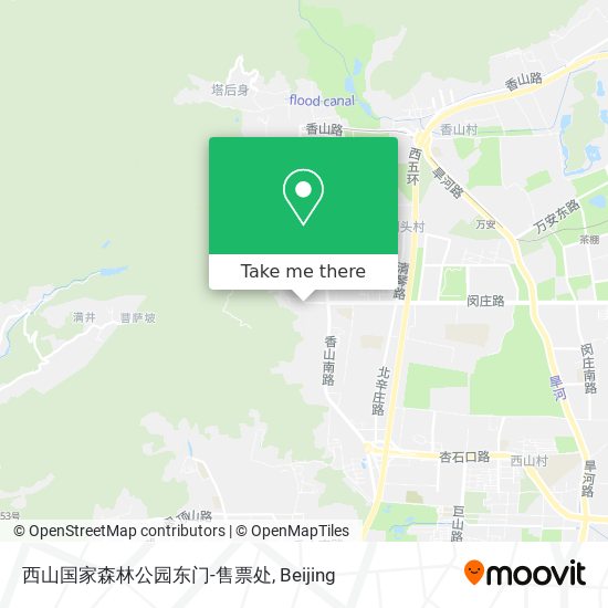 西山国家森林公园东门-售票处 map