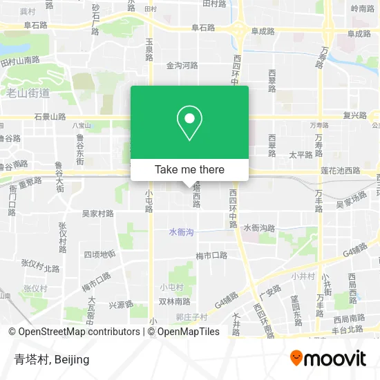 青塔村 map