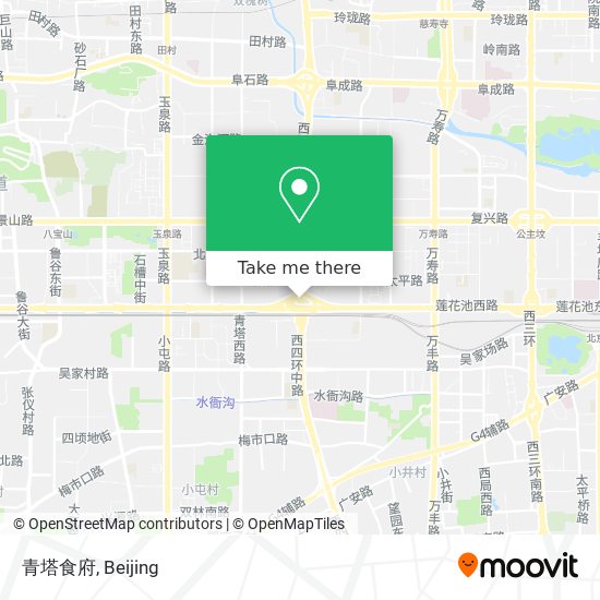 青塔食府 map