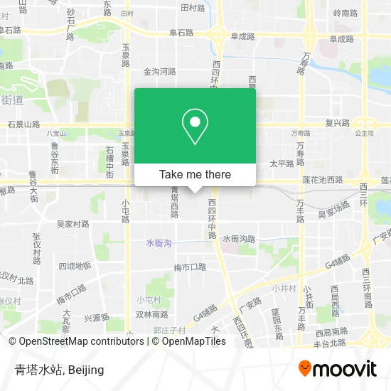 青塔水站 map