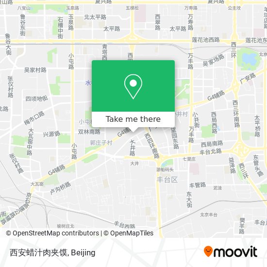 西安蜡汁肉夹馍 map