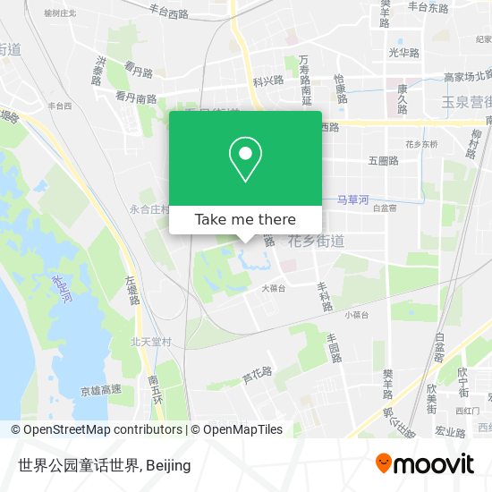 世界公园童话世界 map