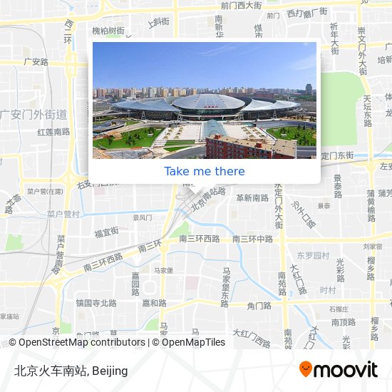 北京火车南站 map