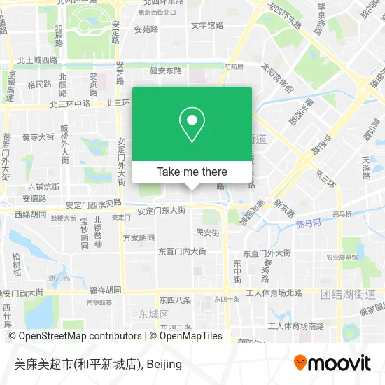 美廉美超市(和平新城店) map