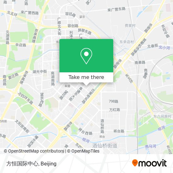 方恒国际中心 map