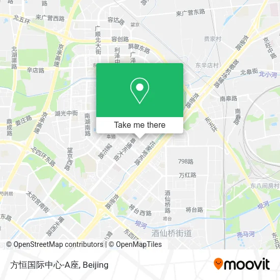 方恒国际中心-A座 map