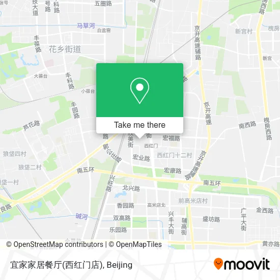 宜家家居餐厅(西红门店) map