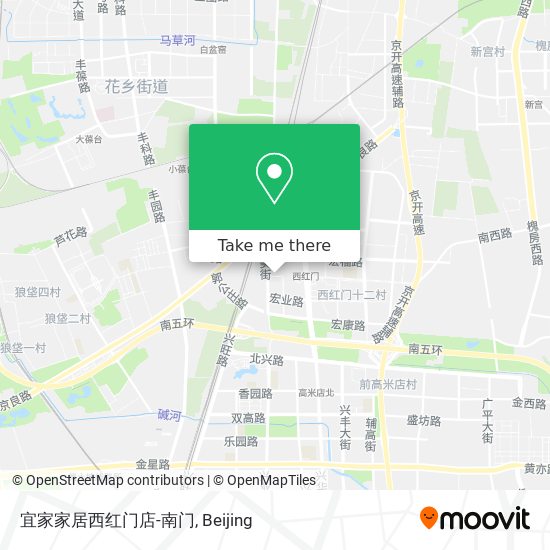 宜家家居西红门店-南门 map
