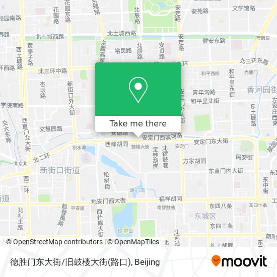 德胜门东大街/旧鼓楼大街(路口) map
