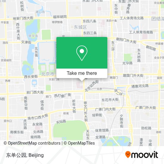 东单公园 map