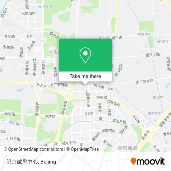 望京诚盈中心 map
