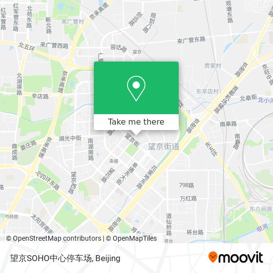 望京SOHO中心停车场 map