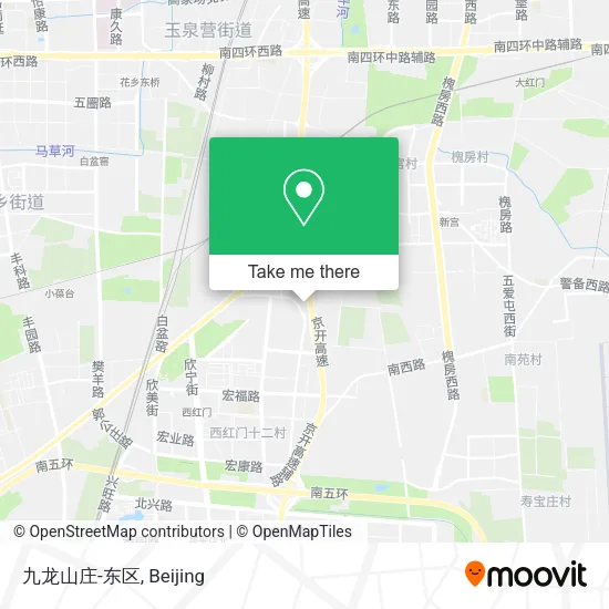 九龙山庄-东区 map