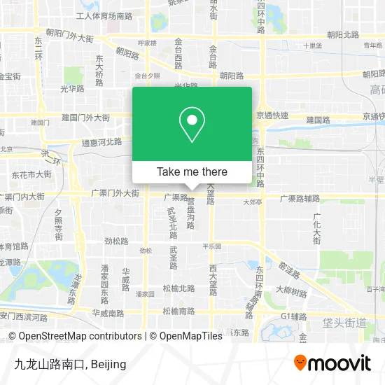 九龙山路南口 map