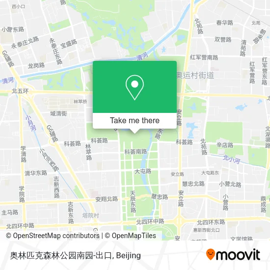 奥林匹克森林公园南园-出口 map