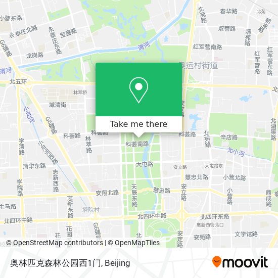 奥林匹克森林公园西1门 map