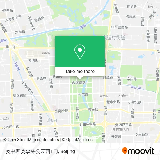 奥林匹克森林公园西1门 map