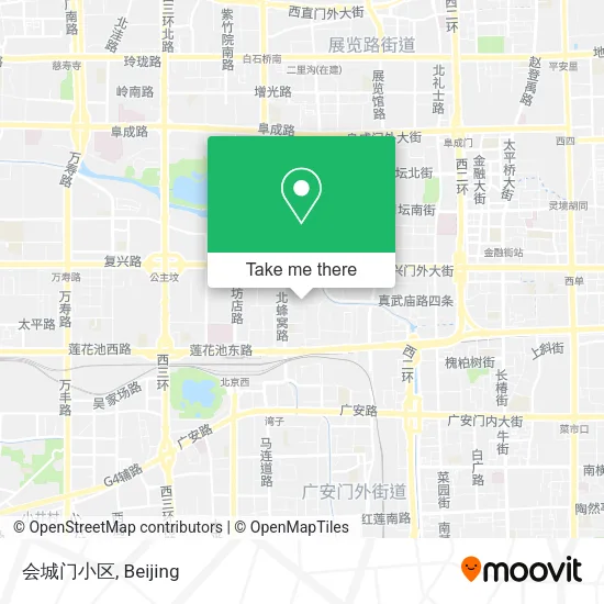 会城门小区 map