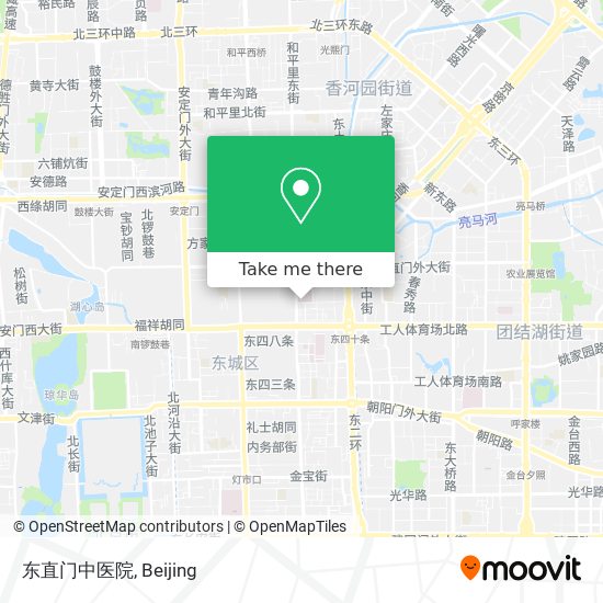 东直门中医院 map