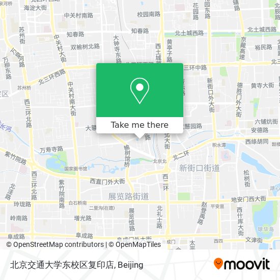 北京交通大学东校区复印店 map