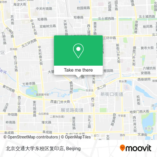 北京交通大学东校区复印店 map