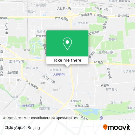 新车发车区 map