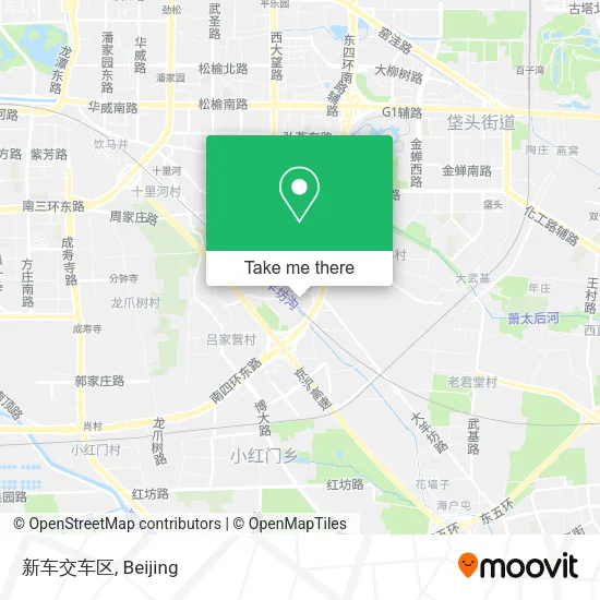 新车交车区 map
