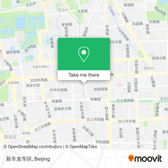 新车发车区 map