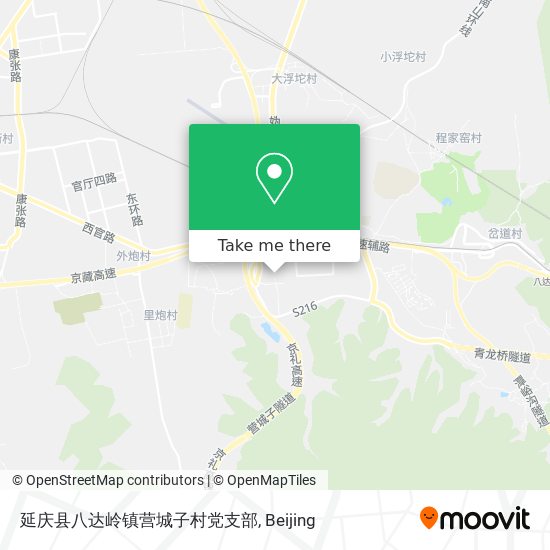 延庆县八达岭镇营城子村党支部 map