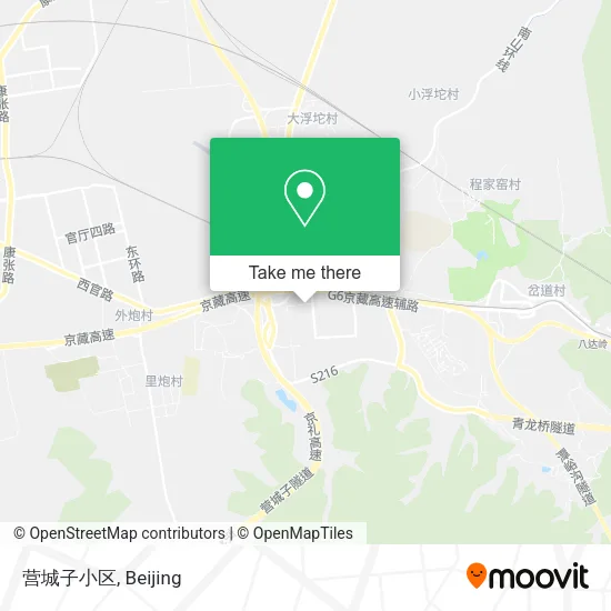 营城子小区 map