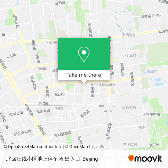 北回归线小区地上停车场-出入口 map