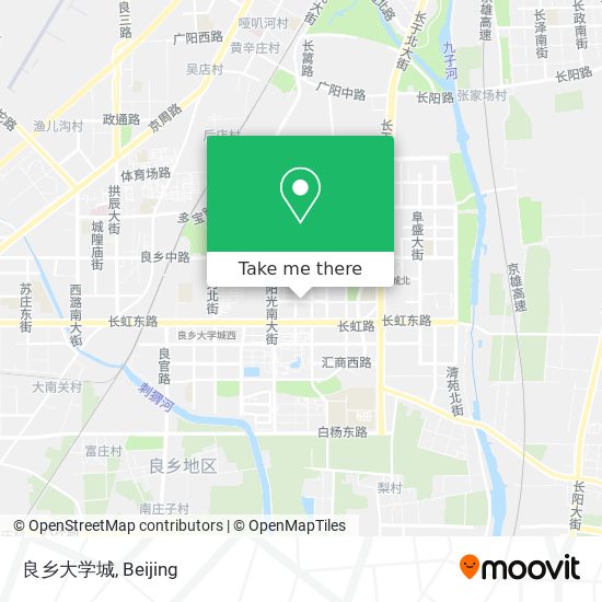 良乡大学城 map