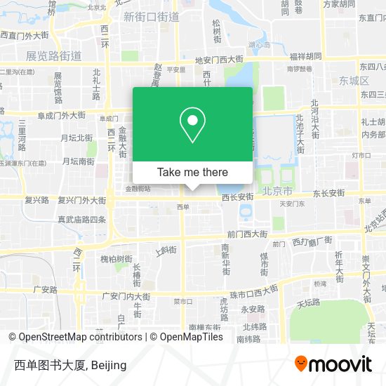 西单图书大厦 map