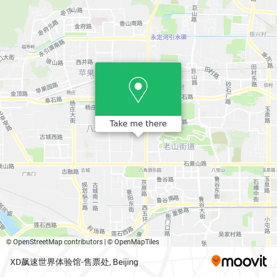 XD飙速世界体验馆-售票处 map