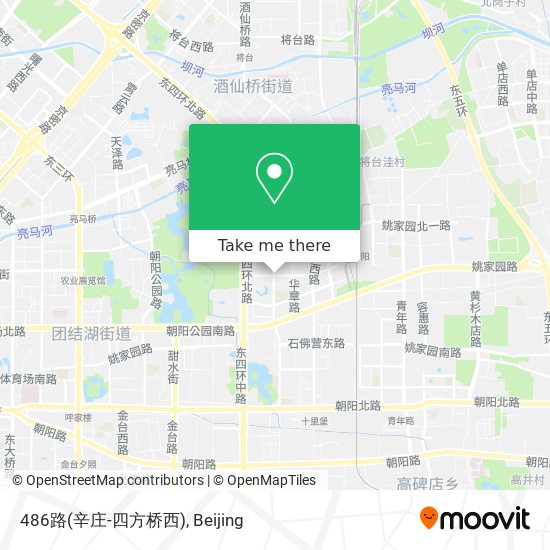 486路(辛庄-四方桥西) map