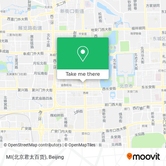 MI(北京君太百货) map