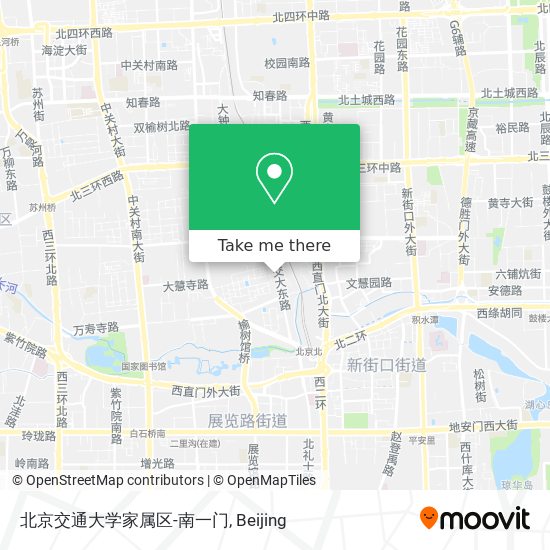 北京交通大学家属区-南一门 map