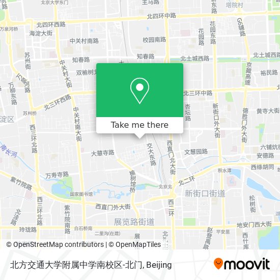 北方交通大学附属中学南校区-北门 map