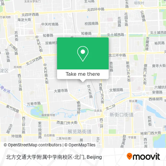 北方交通大学附属中学南校区-北门 map