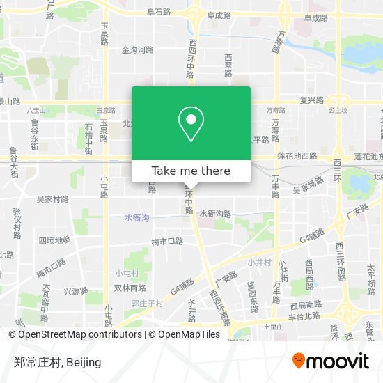 郑常庄村 map