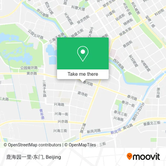 鹿海园一里-东门 map
