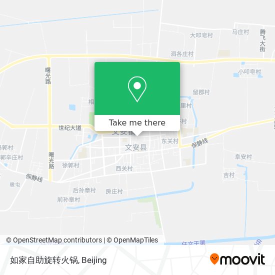 如家自助旋转火锅 map