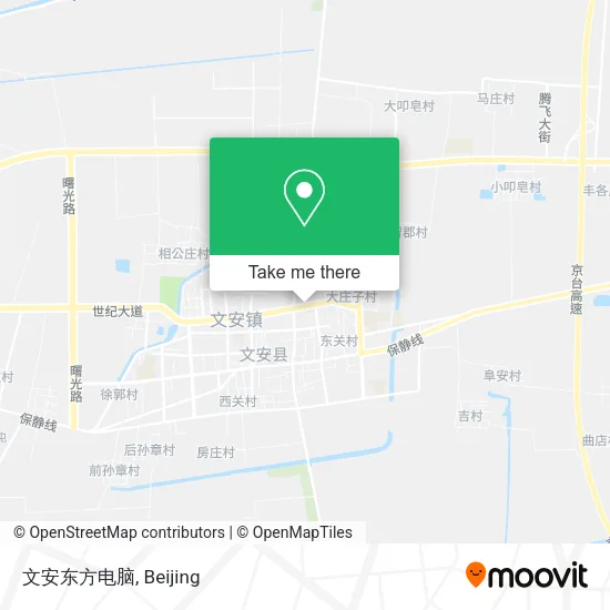 文安东方电脑 map