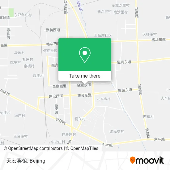 天宏宾馆 map