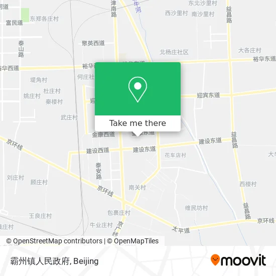 霸州镇人民政府 map